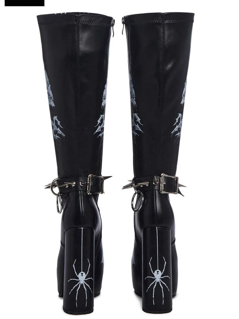 CURSED ELEGY PLATFORM BOOTS WIDOW/ DOLLSKILL - Picture 5 of 5